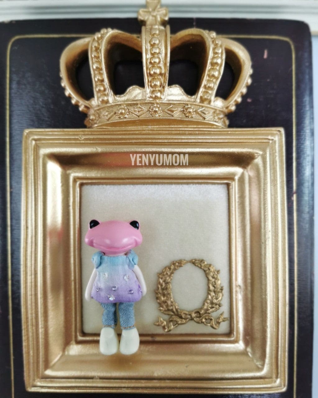 【Yenyumom】Hand Dyed Top & Trousers Set / Furtune Wanda Friends Wonder Frog