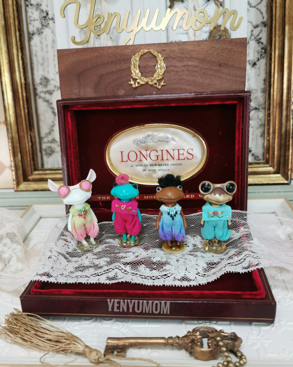 【Yenyumom】Gradient Rompers / Furtune Wanda Friends Wonder Frog