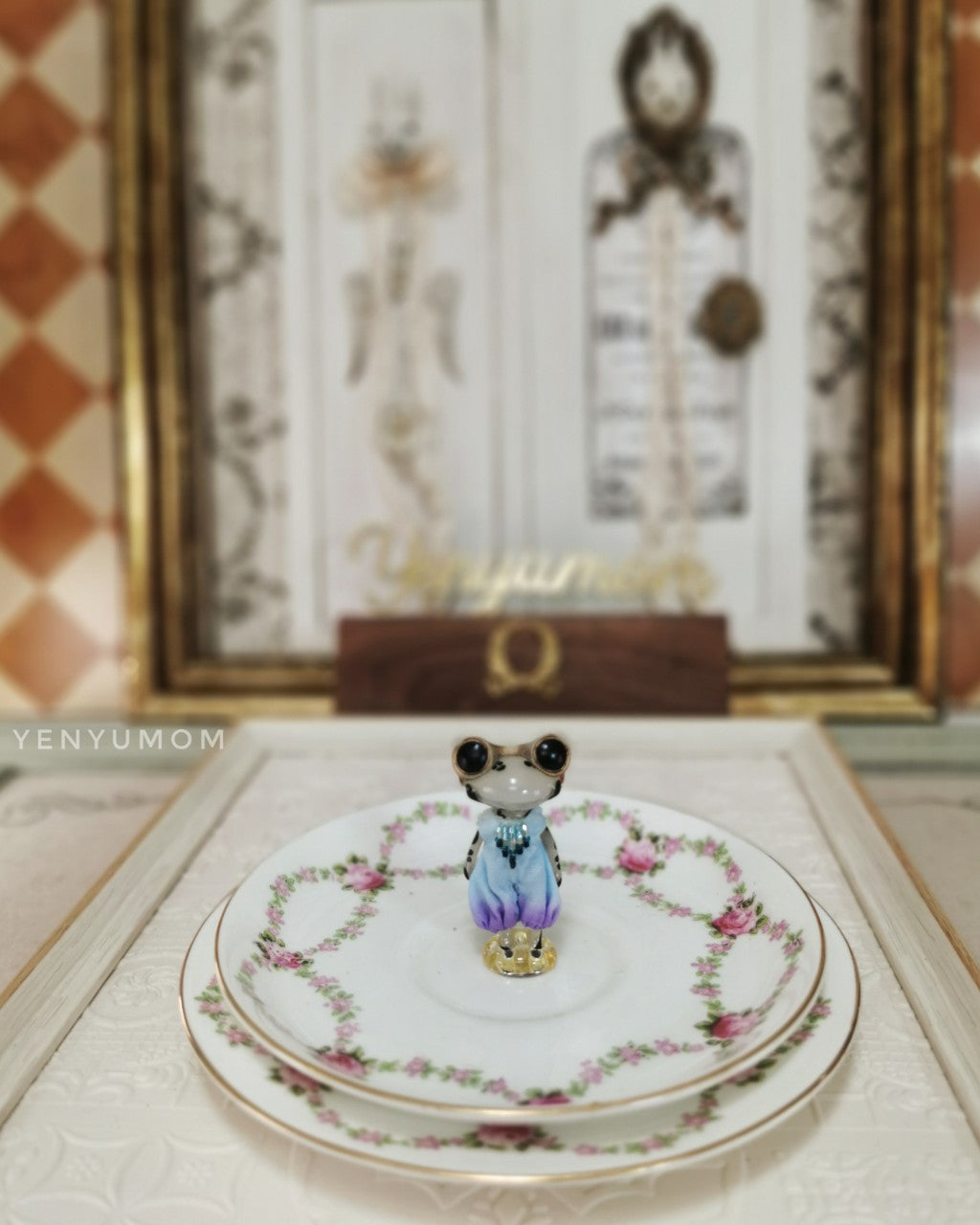 【Yenyumom】Gradient Rompers / Furtune Wanda Friends Wonder Frog