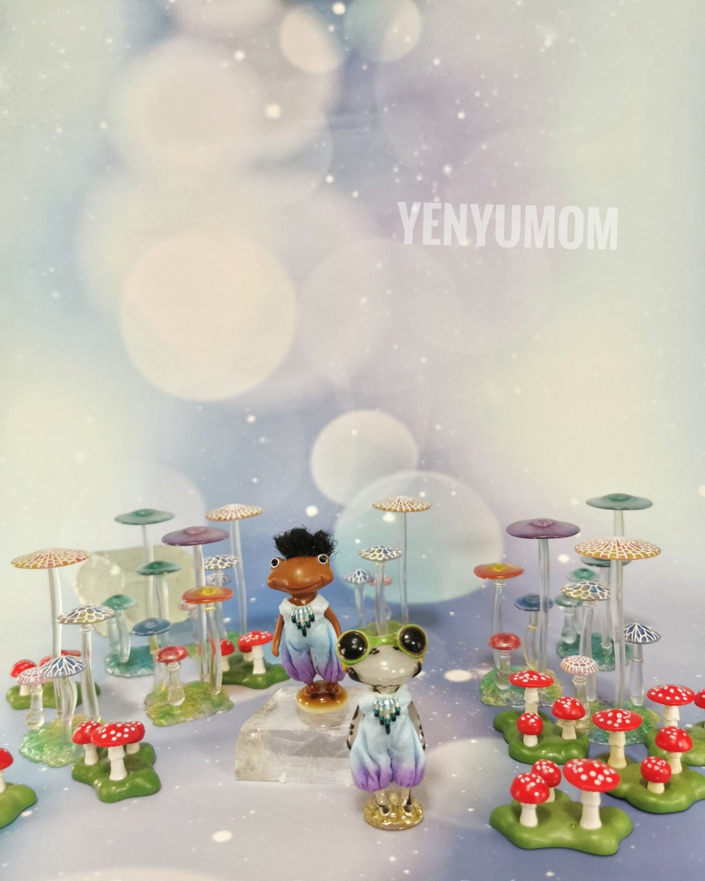 【Yenyumom】Gradient Rompers / Furtune Wanda Friends Wonder Frog