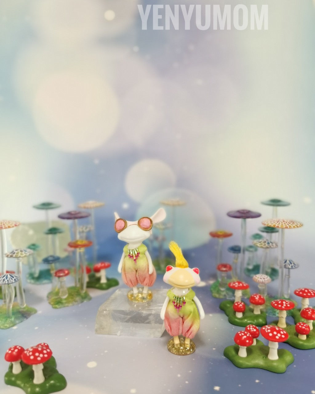 【Yenyumom】Gradient Rompers / Furtune Wanda Friends Wonder Frog