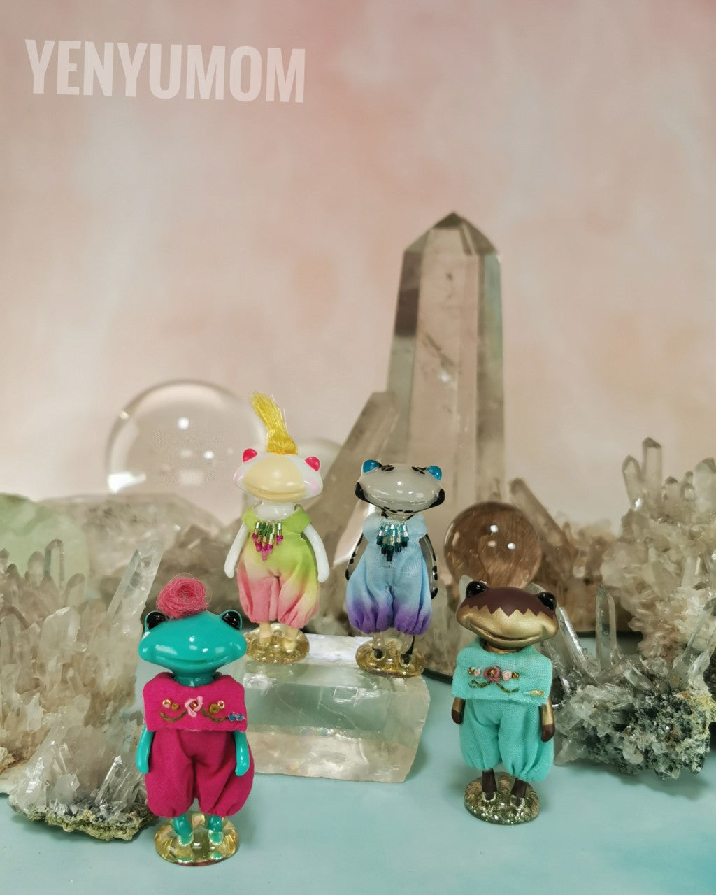 【Yenyumom】Gradient Rompers / Furtune Wanda Friends Wonder Frog
