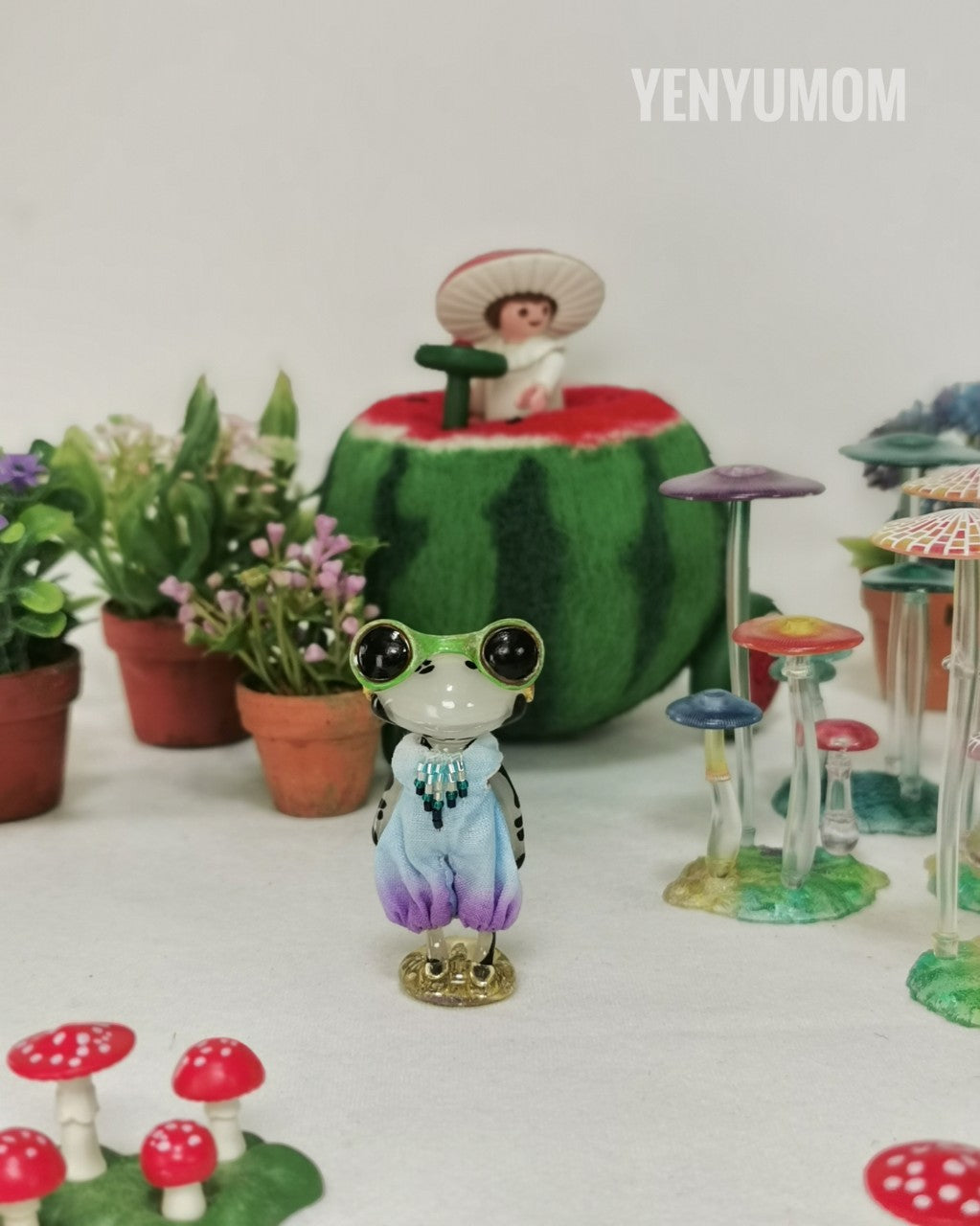 【Yenyumom】Gradient Rompers / Furtune Wanda Friends Wonder Frog