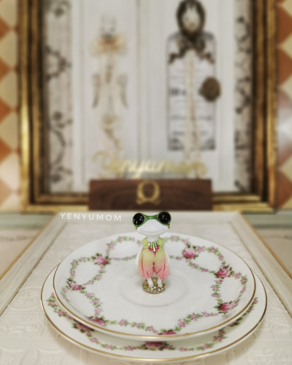 【Yenyumom】Gradient Rompers / Furtune Wanda Friends Wonder Frog
