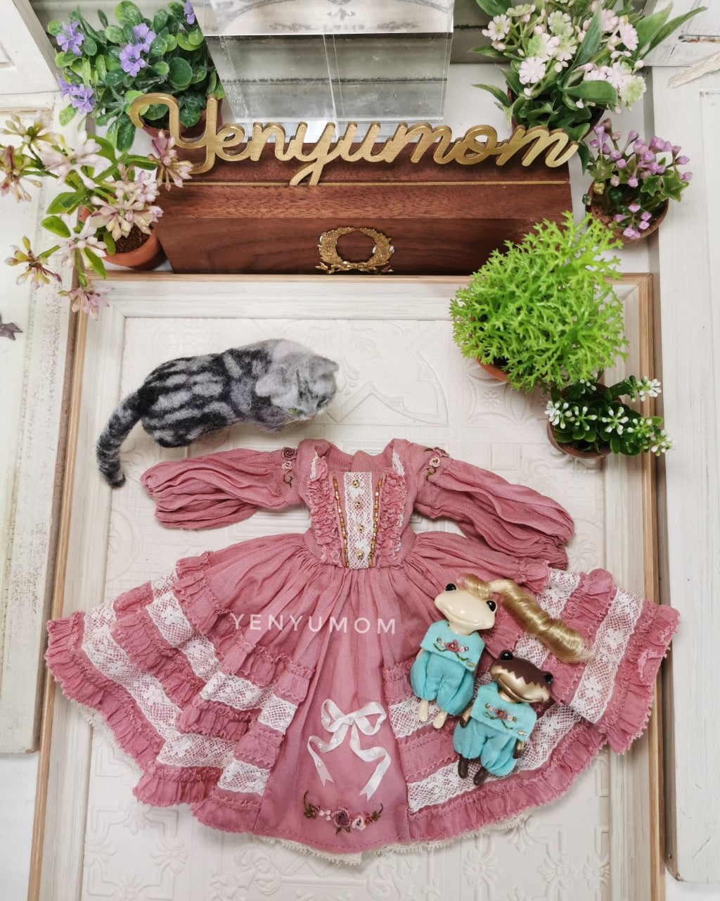 【Yenyumom】Sailor Collar Rompers / Furtune Wanda Friends Wonder Frog
