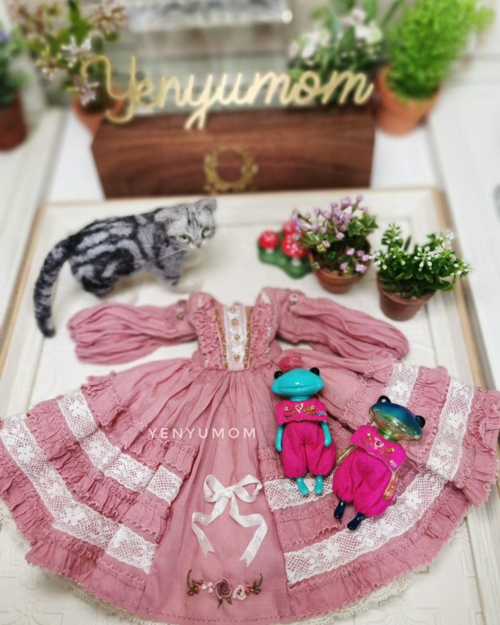 【Yenyumom】Sailor Collar Rompers / Furtune Wanda Friends Wonder Frog