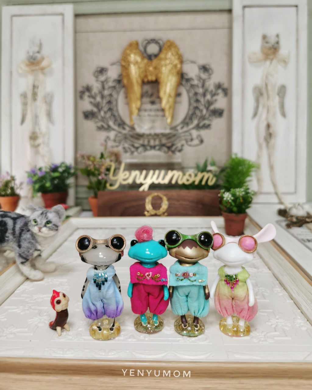 【Yenyumom】Sailor Collar Rompers / Furtune Wanda Friends Wonder Frog