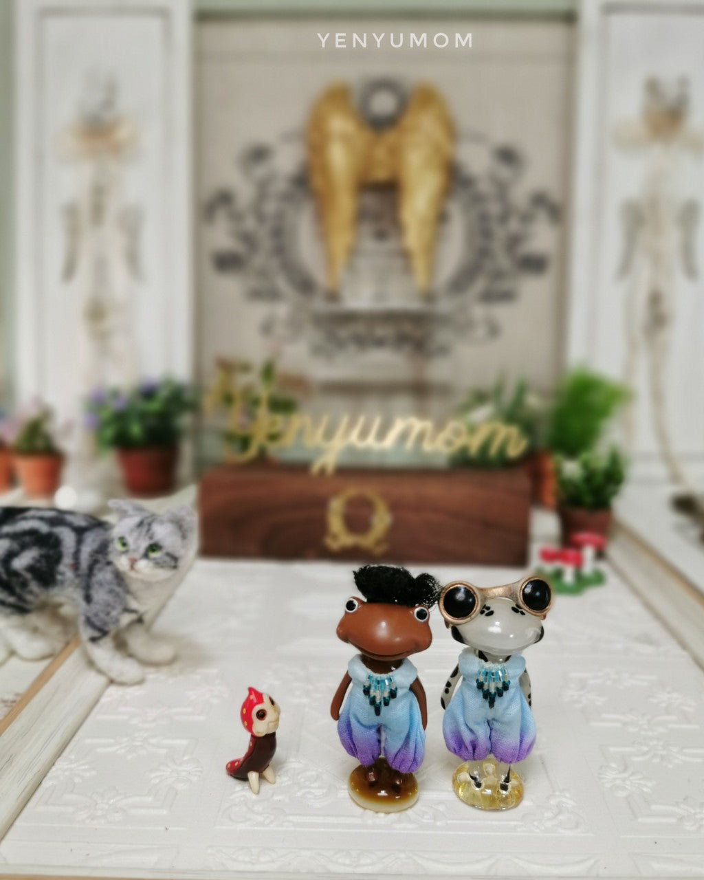 【Yenyumom】Gradient Rompers / Furtune Wanda Friends Wonder Frog