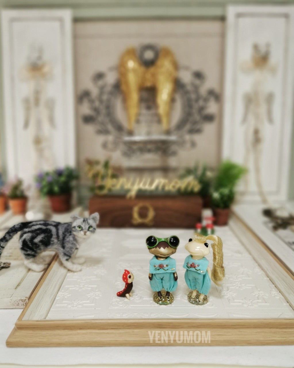 【Yenyumom】Sailor Collar Rompers / Furtune Wanda Friends Wonder Frog