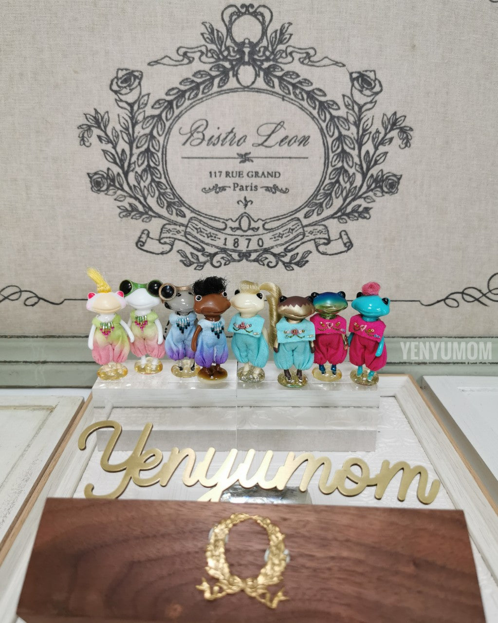 【Yenyumom】Gradient Rompers / Furtune Wanda Friends Wonder Frog