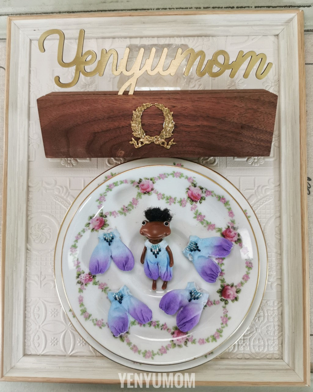 【Yenyumom】Gradient Rompers / Furtune Wanda Friends Wonder Frog