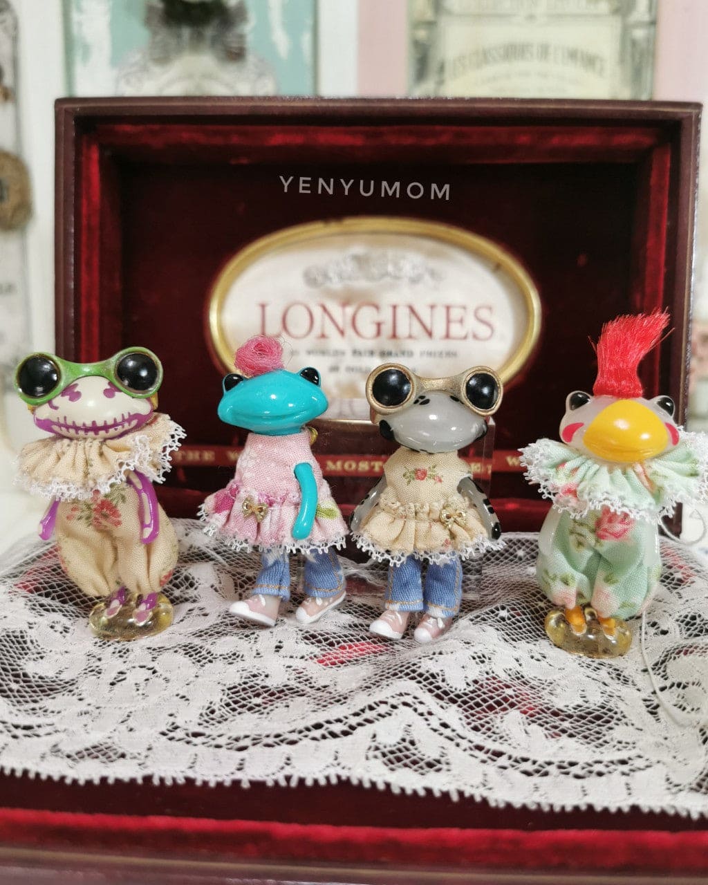 【Yenyumom】Floral Print Rompers / Furtune Wanda Friends Wonder Frog - 紀物書館+JiWu Bookstore