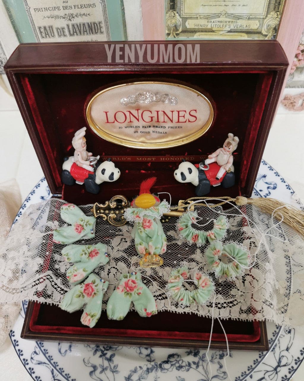 【Yenyumom】Floral Print Rompers / Furtune Wanda Friends Wonder Frog - 紀物書館+JiWu Bookstore