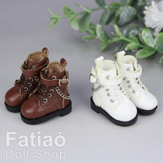 【Fatiao Doll Shop】Buckle chain boots multicolor/BJD 8 points Azone PNXS PNS ruruko Picconeemo D body