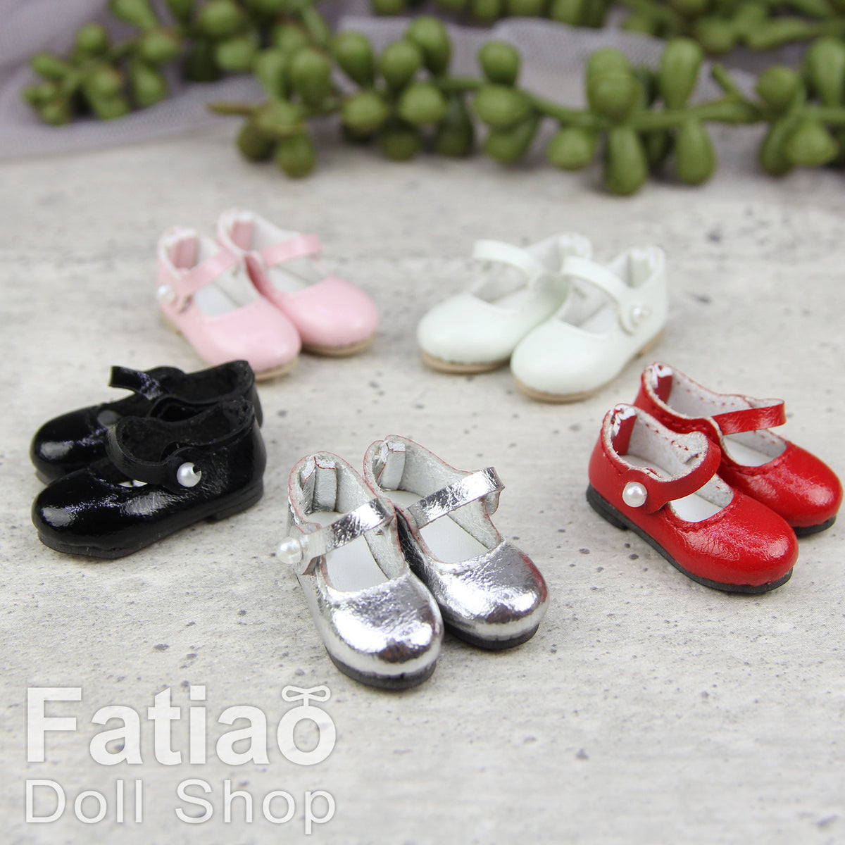 【Fatiao Doll Shop】素面瑪莉珍鞋 多色 / OB22 OB24 OBITSU Azone PN2 1/6 momoko