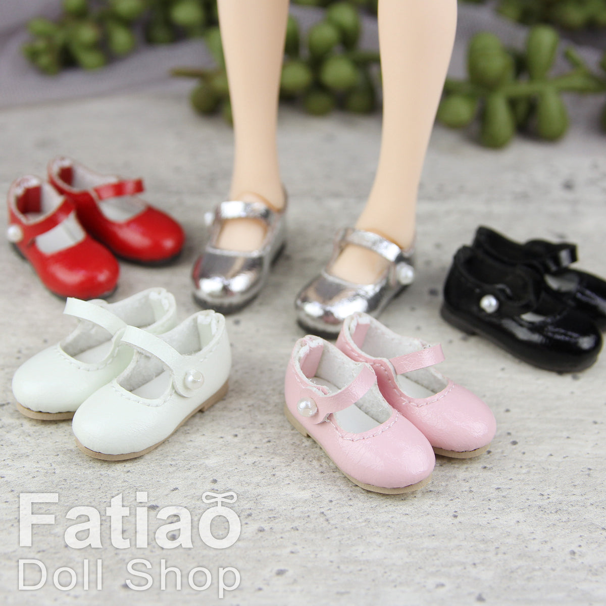 【Fatiao Doll Shop】素面瑪莉珍鞋 多色 / OB22 OB24 OBITSU Azone PN2 1/6 momoko