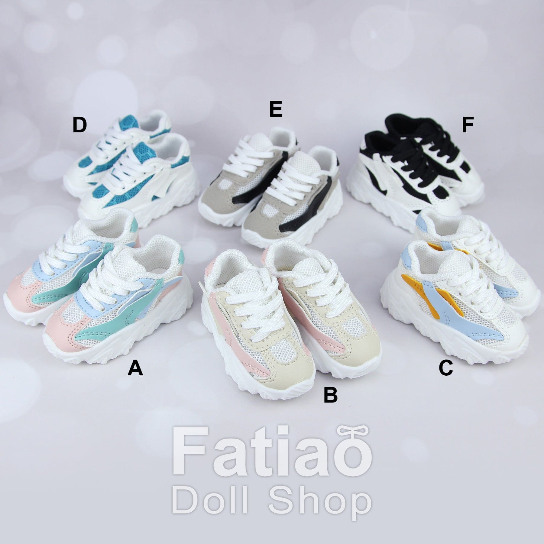【Fatiao Doll Shop】MT運動鞋08 多色 / BJD 4分 MSD MDD AngelPhilia Azone AZO2 OB50 - 紀物書館+JiWu Bookstore