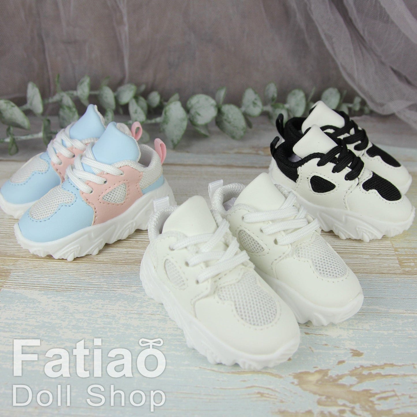 【Fatiao Doll Shop】MT運動鞋10 多色 / BJD 1/4 MSD MDD AngelPhilia Azone AZO2 OB50 - 紀物書館+JiWu Bookstore