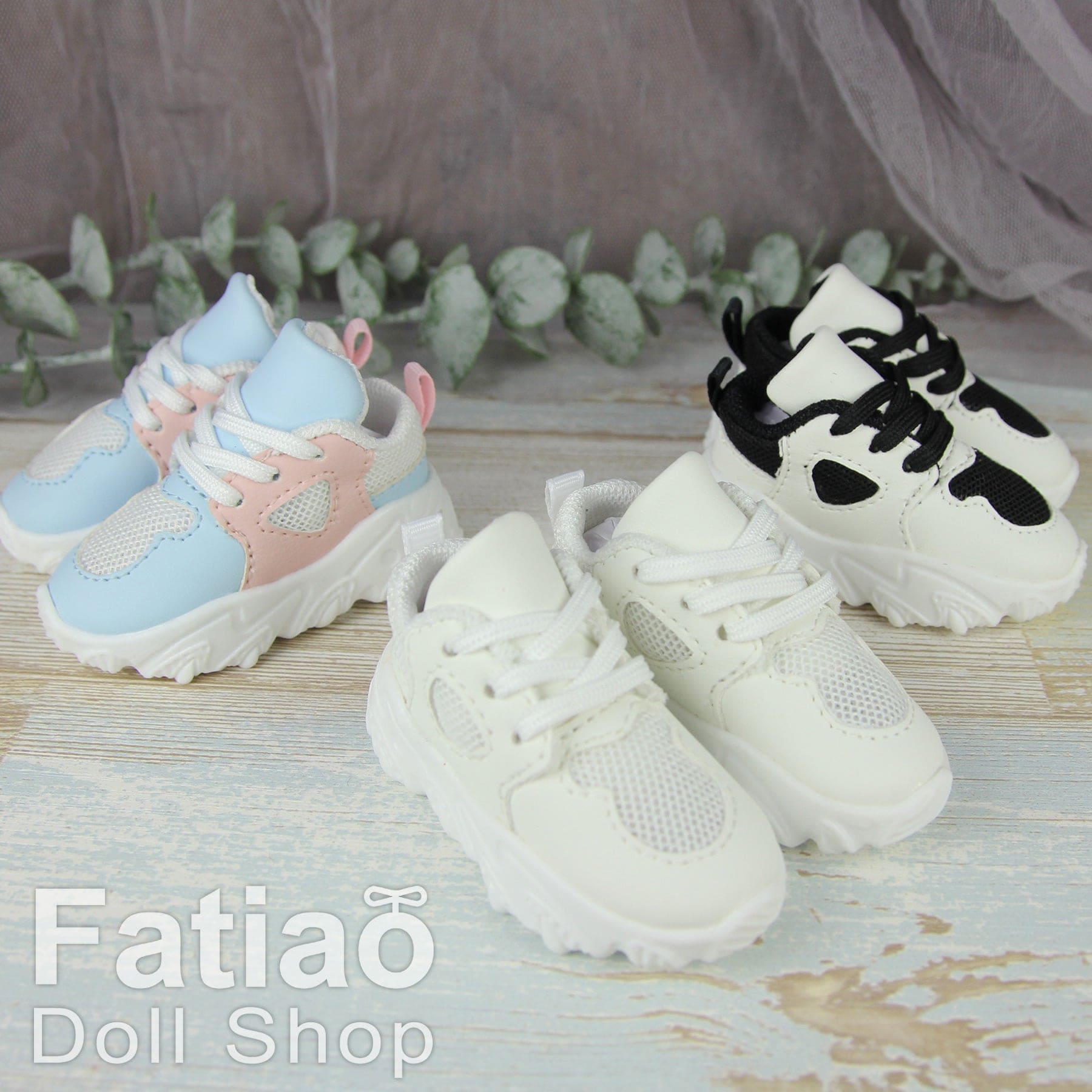 【Fatiao Doll Shop】MT運動鞋10 多色 / BJD 1/4 MSD MDD AngelPhilia Azone AZO2 OB50 - 紀物書館+JiWu Bookstore