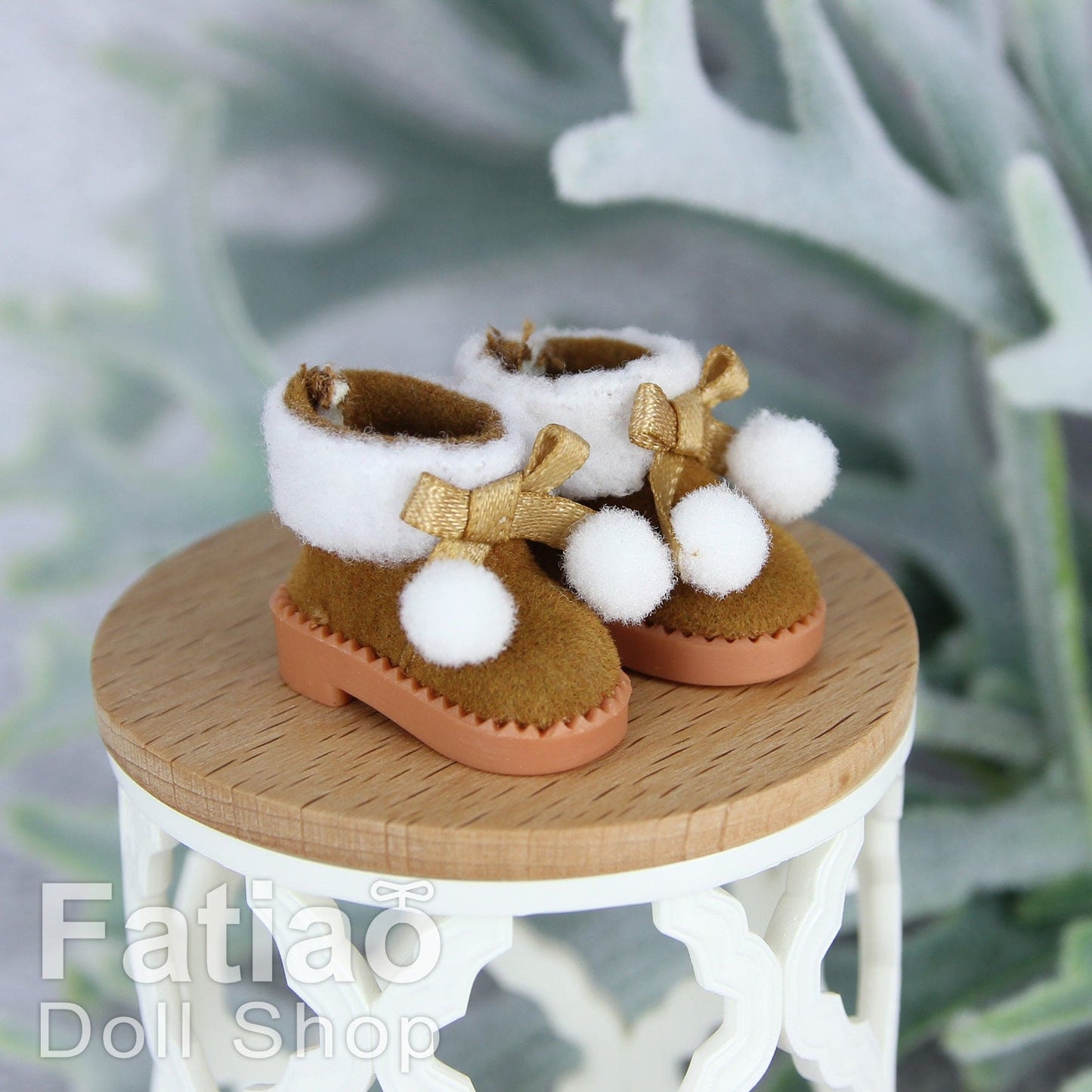 【Fatiao Doll Shop】毛球靴 / OB11 OBITSU NINIMAL Azone - 紀物書館+JiWu Bookstore