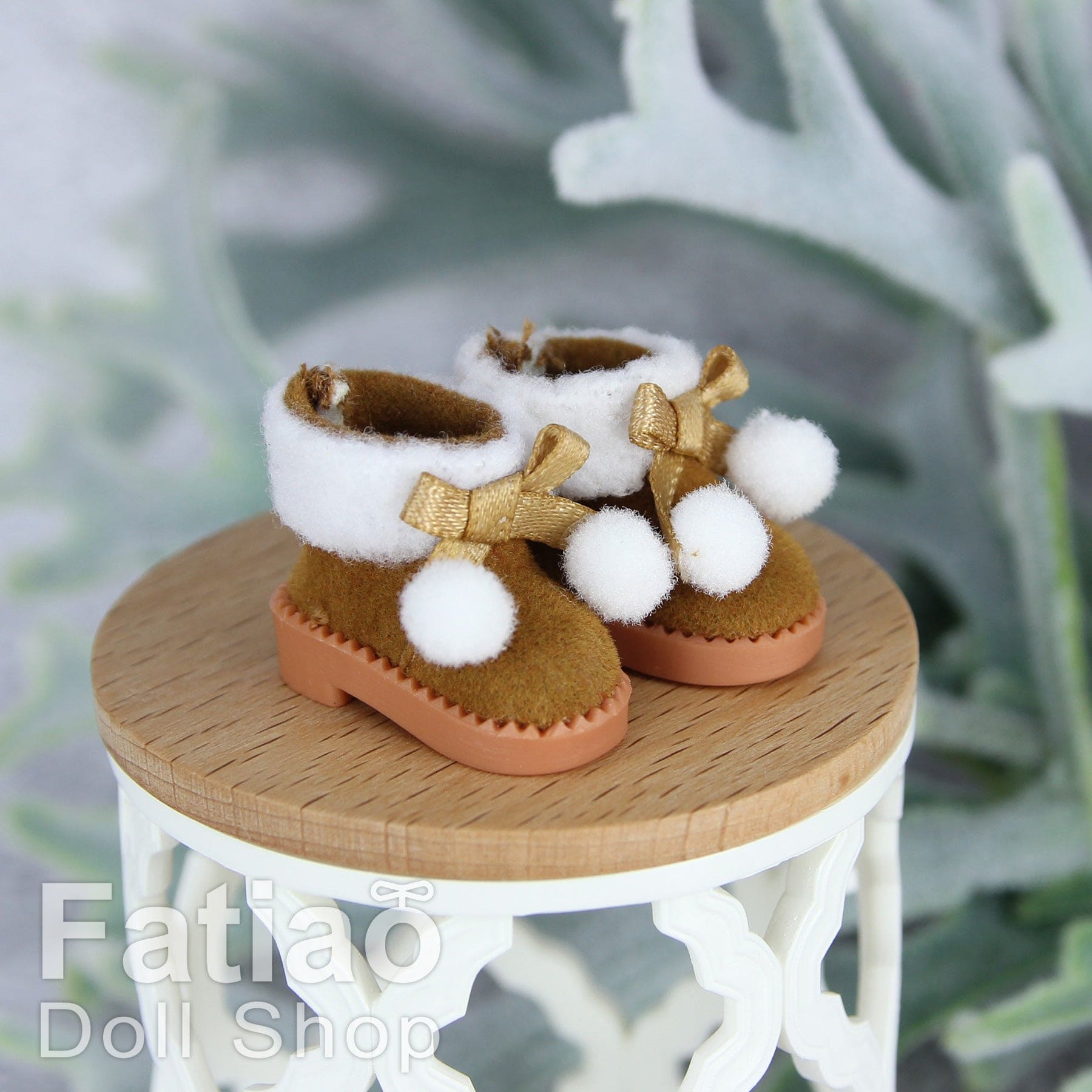 【Fatiao Doll Shop】毛球靴 / OB11 OBITSU NINIMAL Azone - 紀物書館+JiWu Bookstore