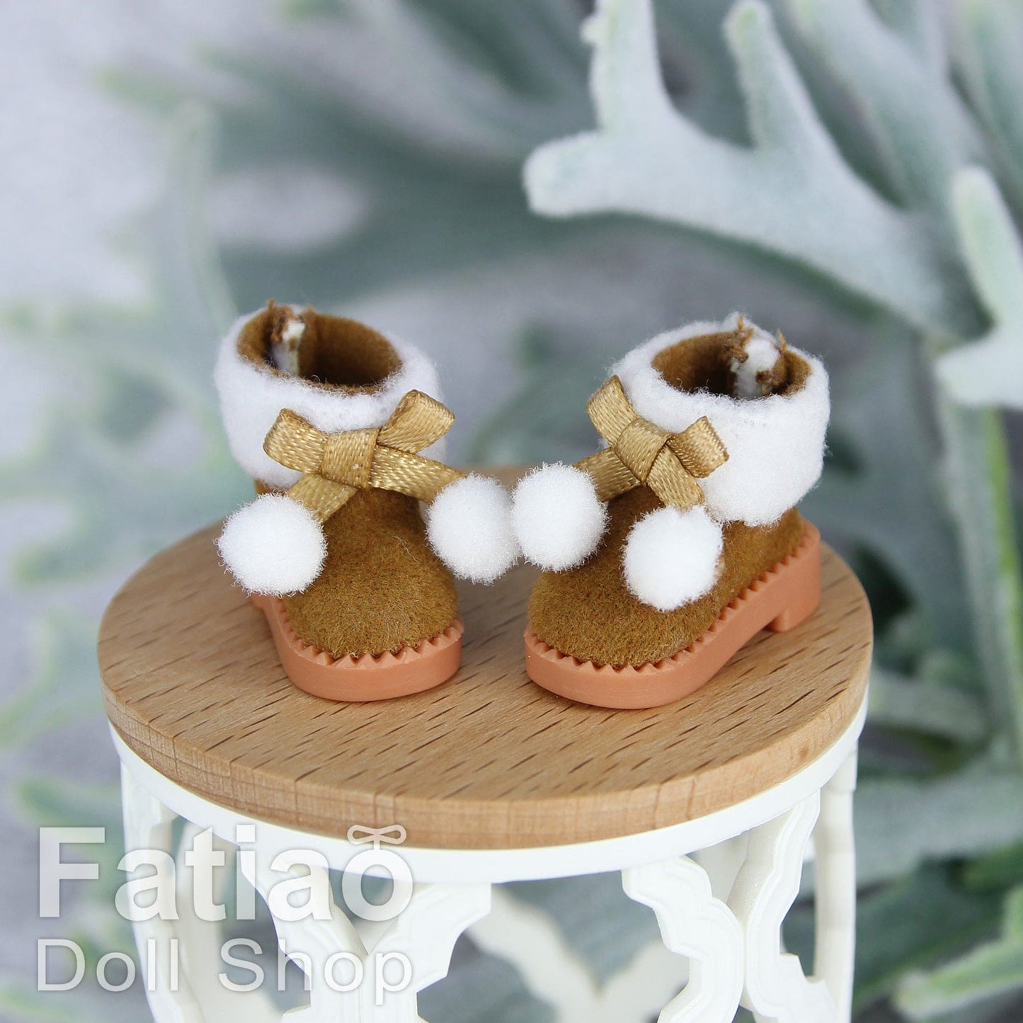 【Fatiao Doll Shop】毛球靴 / OB11 OBITSU NINIMAL Azone - 紀物書館+JiWu Bookstore