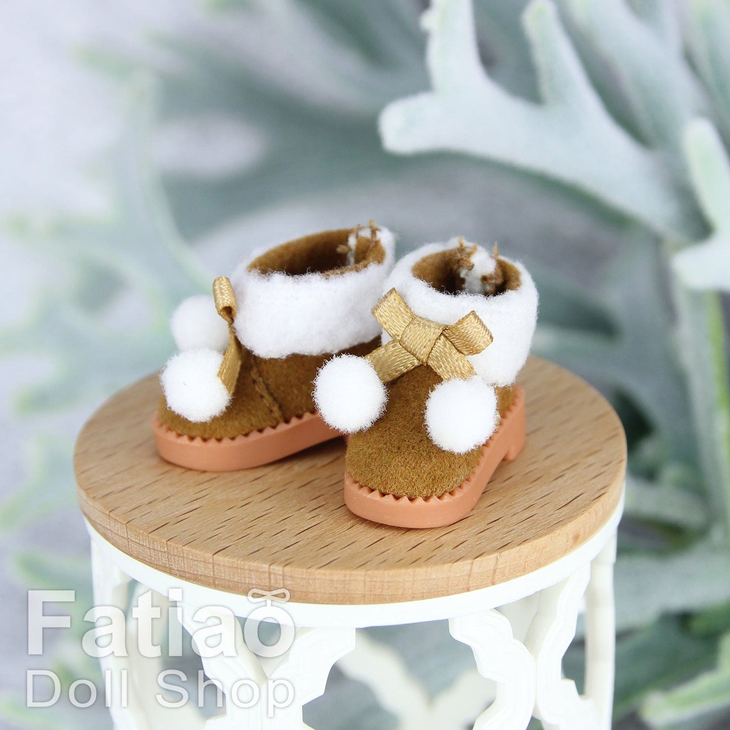 【Fatiao Doll Shop】毛球靴 / OB11 OBITSU NINIMAL Azone - 紀物書館+JiWu Bookstore