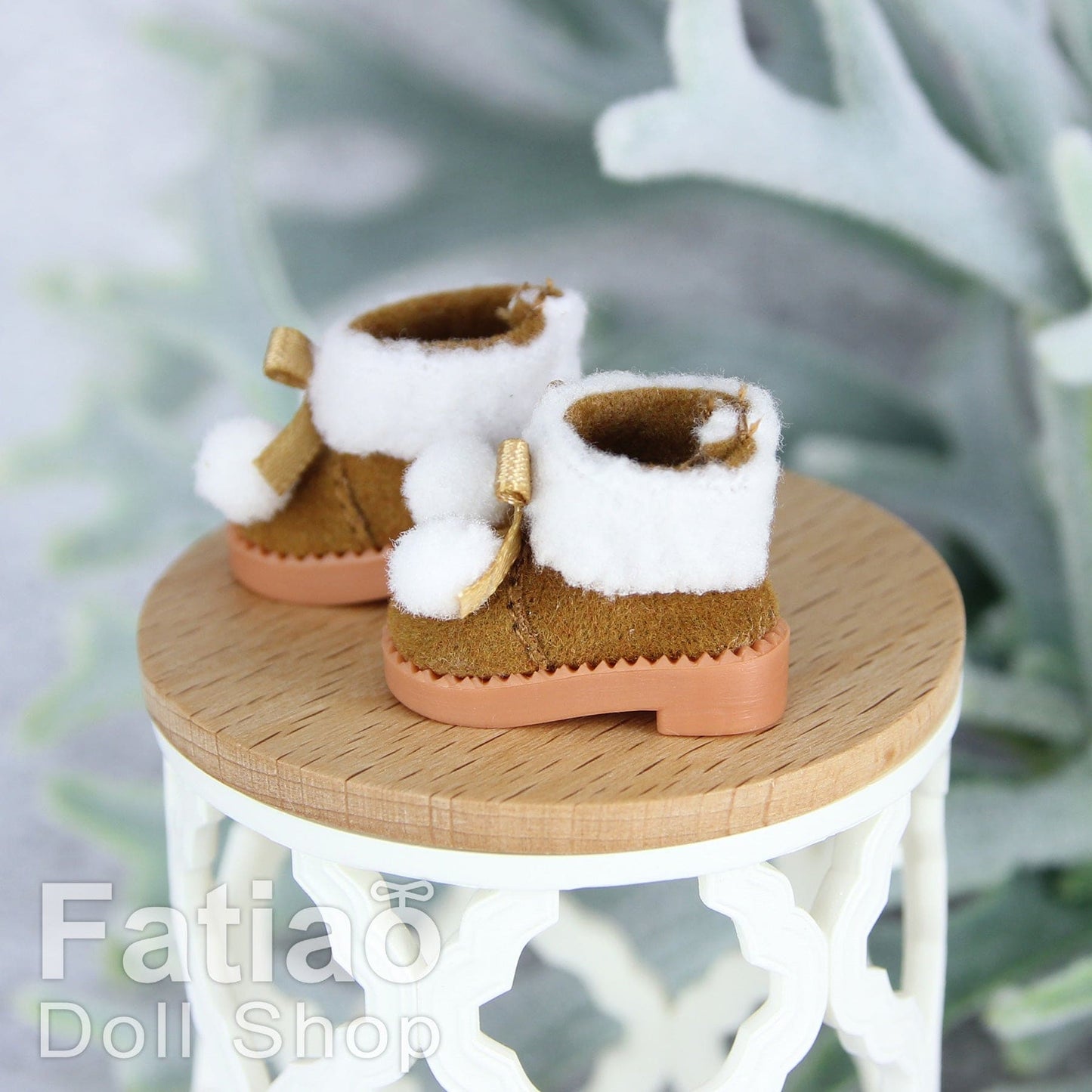 【Fatiao Doll Shop】毛球靴 / OB11 OBITSU NINIMAL Azone - 紀物書館+JiWu Bookstore