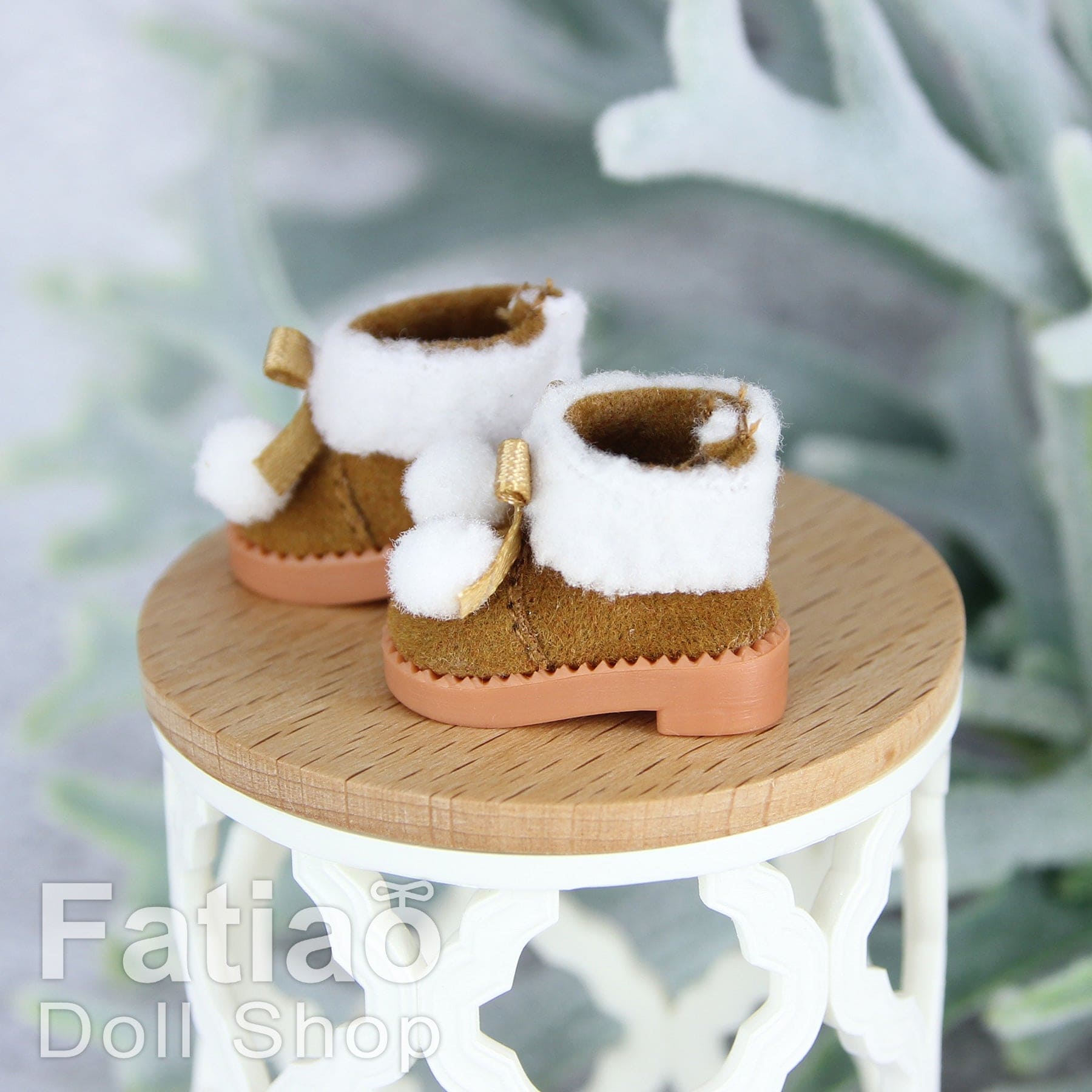 【Fatiao Doll Shop】毛球靴 / OB11 OBITSU NINIMAL Azone - 紀物書館+JiWu Bookstore