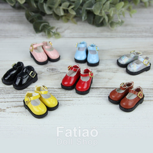 [Fatiao Doll Shop] Round-toe leather shoes Round-toe Mary Jane / OB11 iMda 1.7