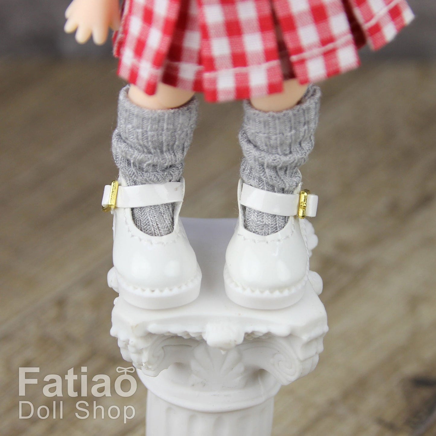 [Fatiao Doll Shop] Round-toe leather shoes Round-toe Mary Jane / OB11 iMda 1.7