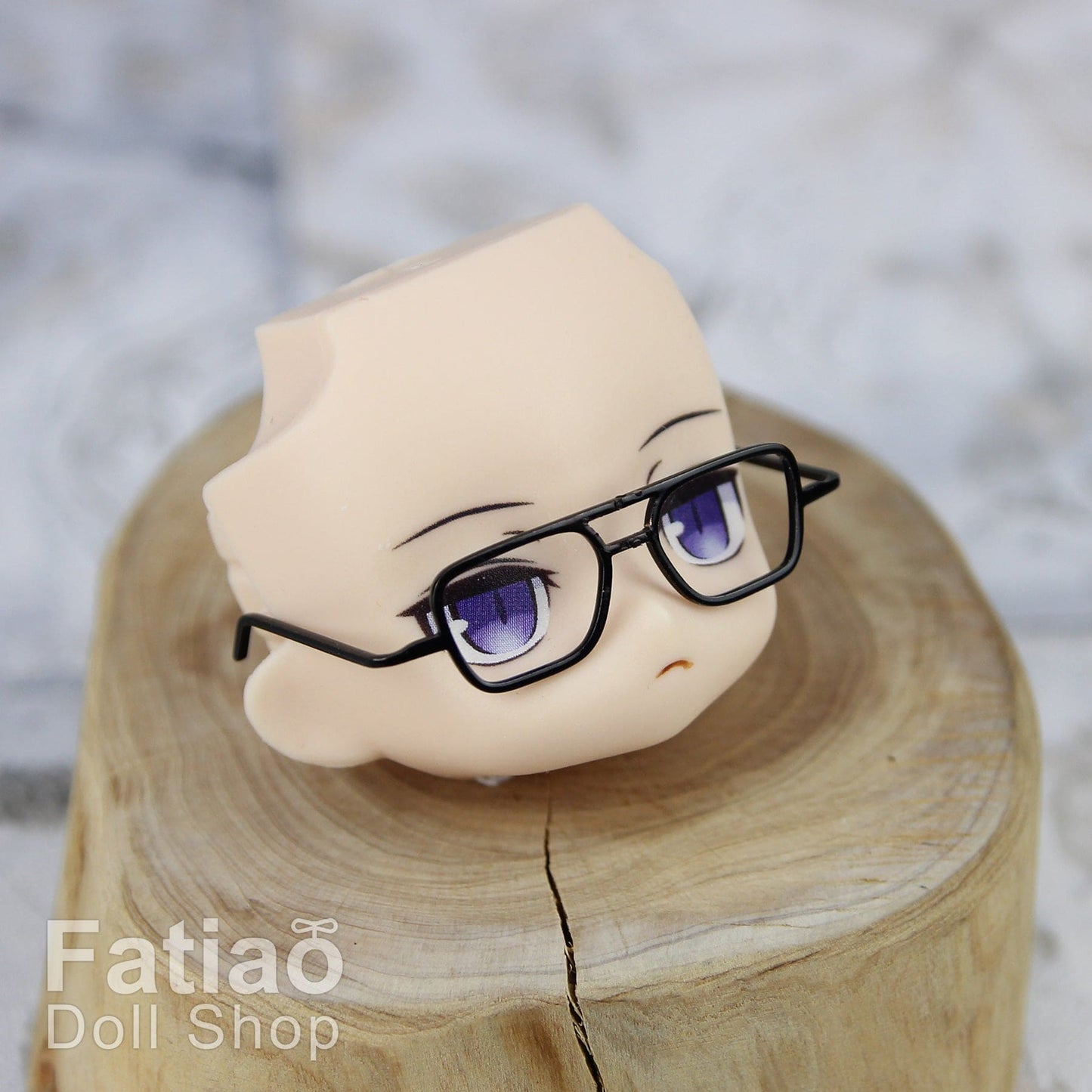 【Fataio Doll Shop】方框眼鏡 / OB11 cocoriang 小小布 花池 Honey Bear momoko 六分之一男子圖鑑 復刻莉卡