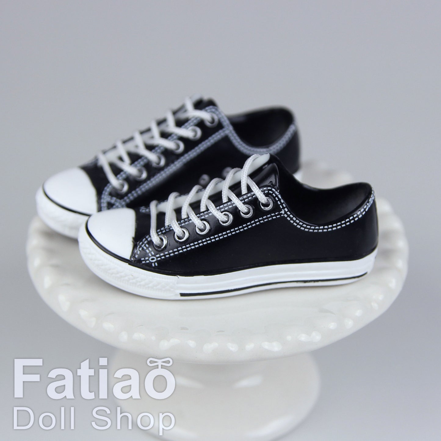 【Fatiao Doll Shop】綁帶帆布鞋 多色 / 3.5cm 兵人 兵女 iMda2.7