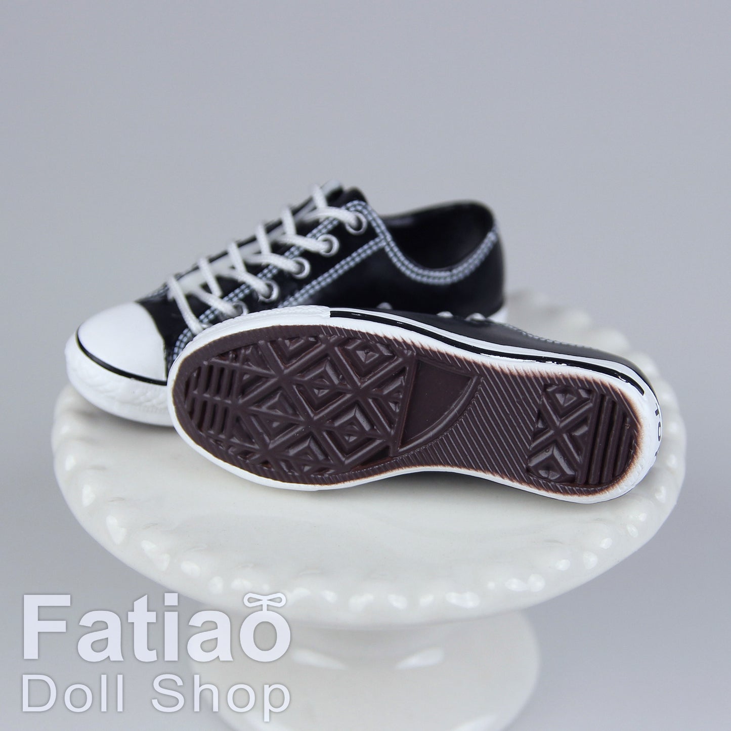 【Fatiao Doll Shop】綁帶帆布鞋 多色 / 3.5cm 兵人 兵女 iMda2.7