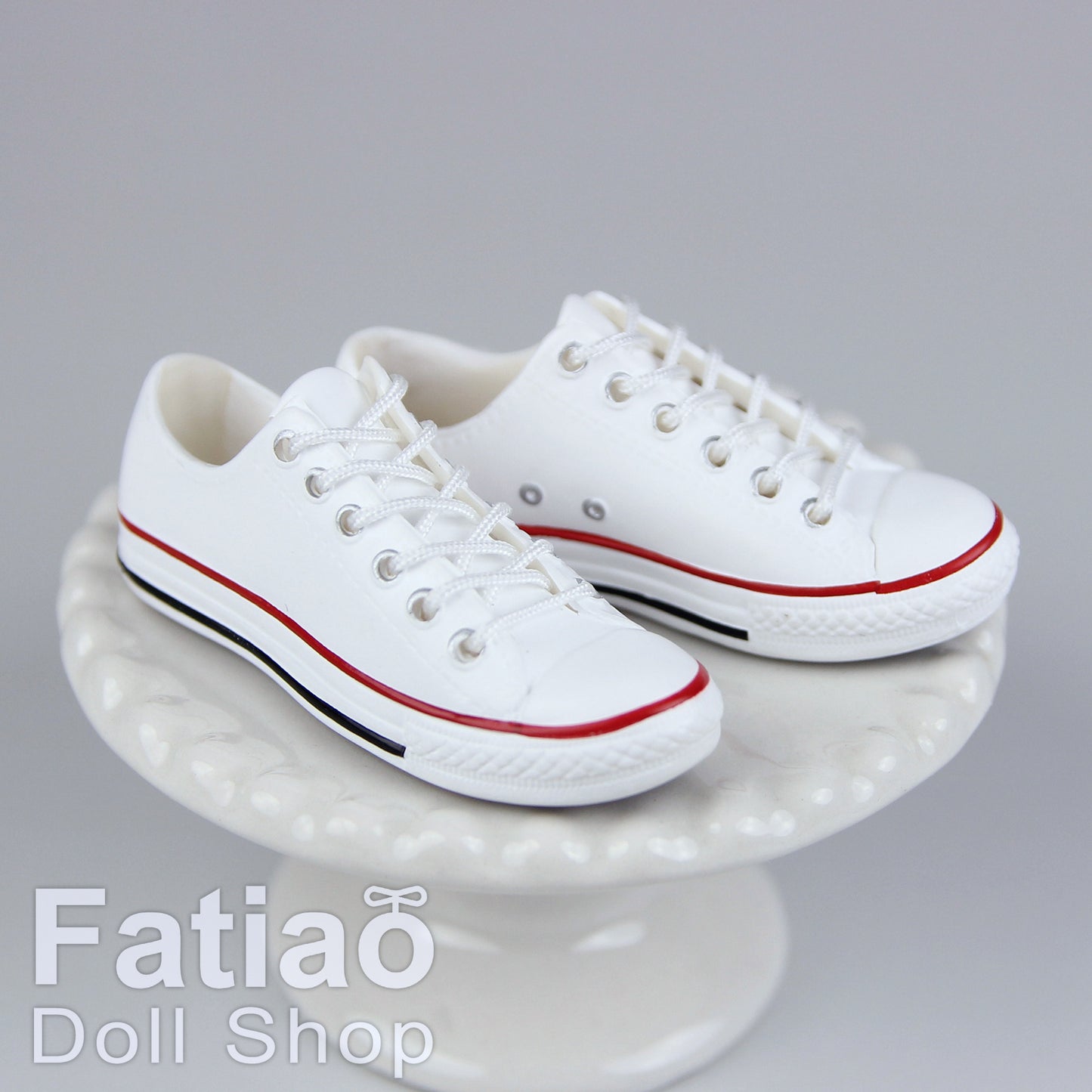 【Fatiao Doll Shop】綁帶帆布鞋 多色 / 3.5cm 兵人 兵女 iMda2.7