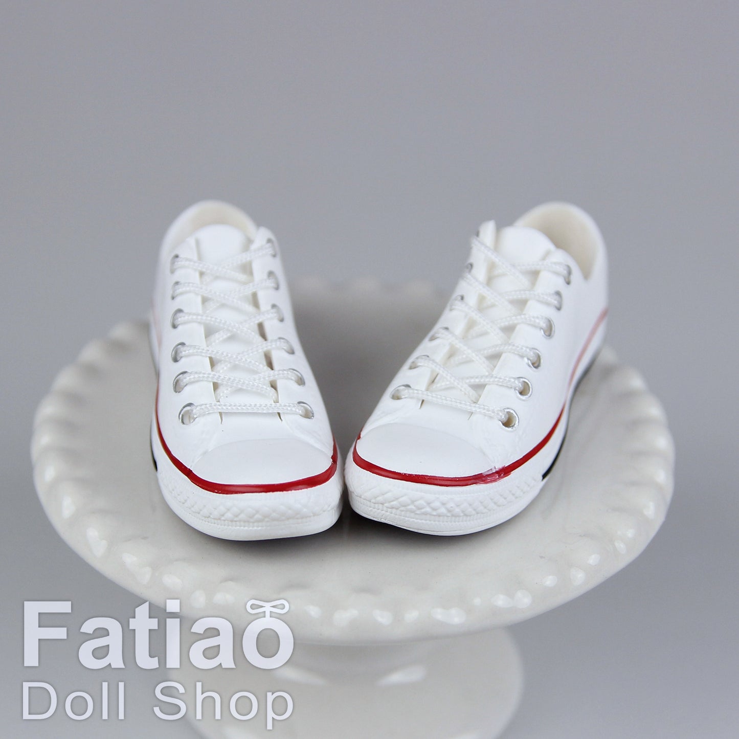 【Fatiao Doll Shop】綁帶帆布鞋 多色 / 3.5cm 兵人 兵女 iMda2.7
