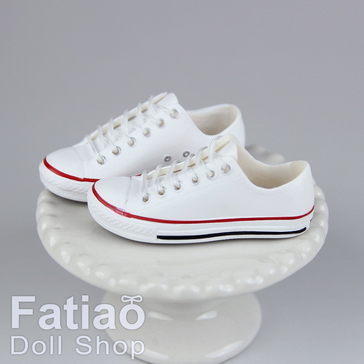 【Fatiao Doll Shop】綁帶帆布鞋 多色 / 3.5cm 兵人 兵女 iMda2.7