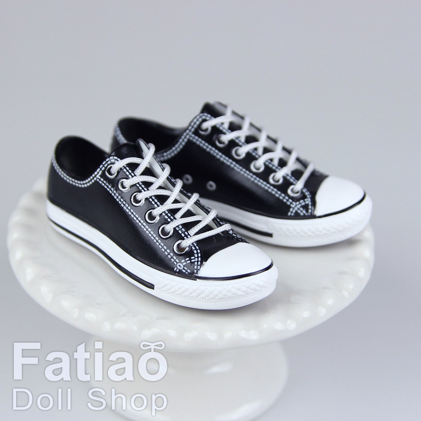 【Fatiao Doll Shop】綁帶帆布鞋 多色 / 3.5cm 兵人 兵女 iMda2.7