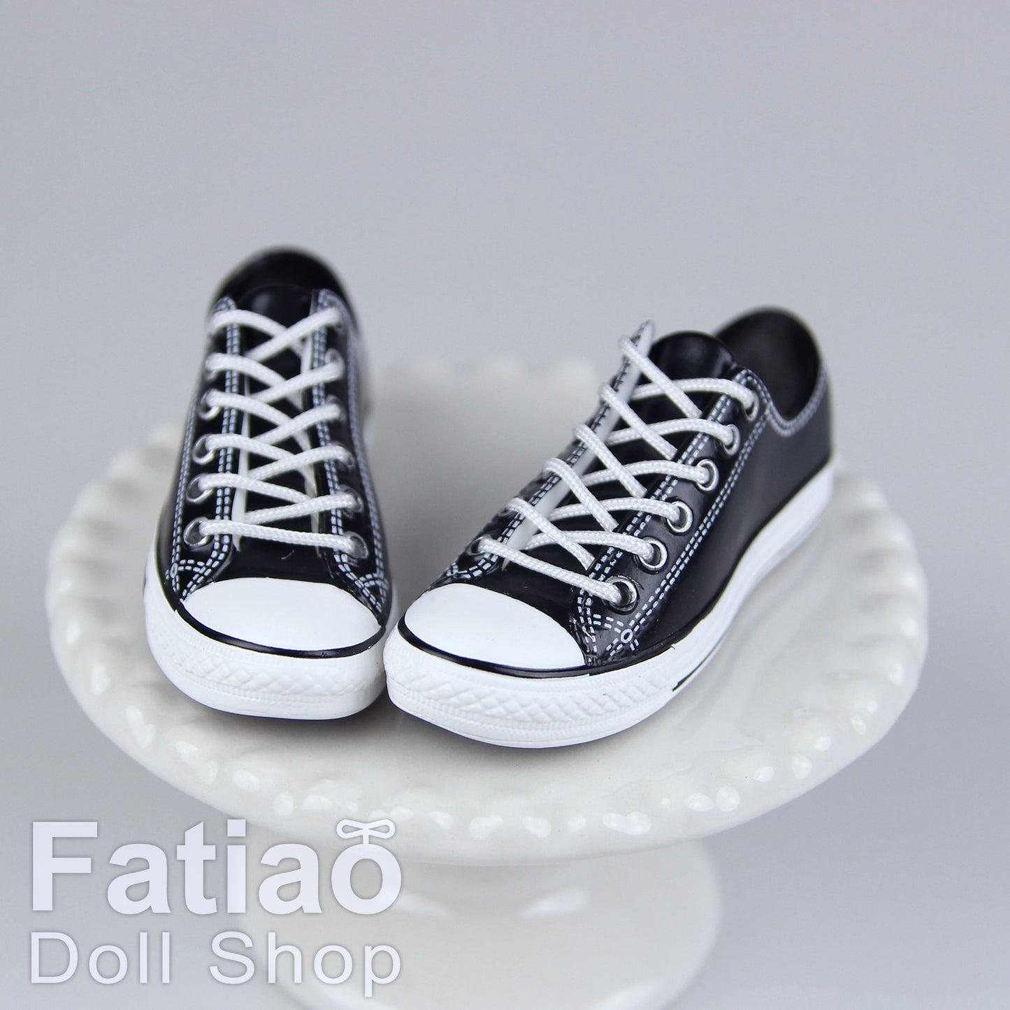 【Fatiao Doll Shop】綁帶帆布鞋 多色 / 3.5cm 兵人 兵女 iMda2.7