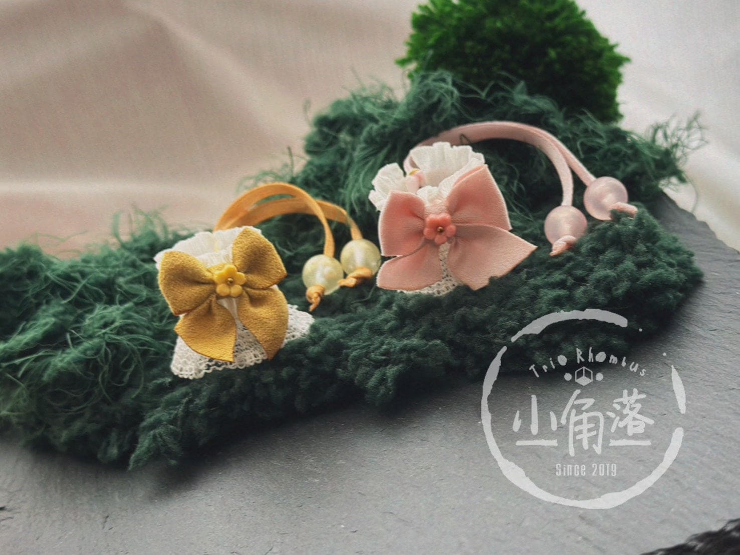 【TrioRhombus小角落】小花領巾2.0 多色 / BJD kumukuku 棉花娃 小寵 甜心小熊 - 紀物書館+JiWu Bookstore