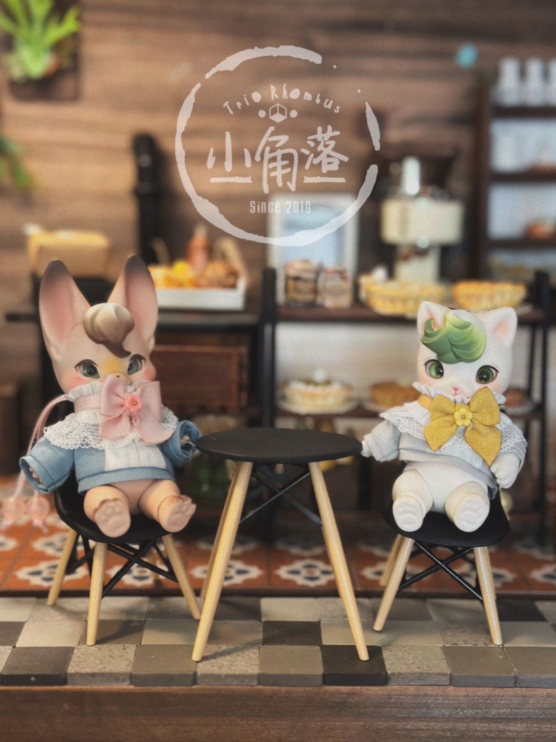 【TrioRhombus小角落】小花領巾2.0 多色 / BJD kumukuku 棉花娃 小寵 甜心小熊 - 紀物書館+JiWu Bookstore