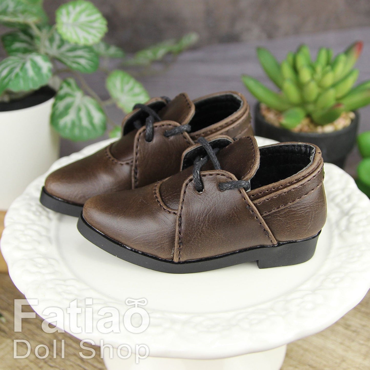 【Fatiao Doll Shop】尖頭皮鞋 002 多色 / BJD 4分 MSD - 紀物書館+JiWu Bookstore