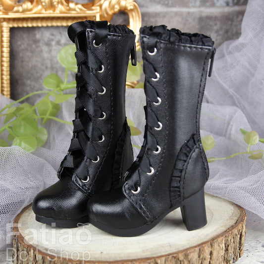 【Fatiao Doll Shop】Lace High Heel Boots C34 Multicolor / BJD 1/4 scale MSD