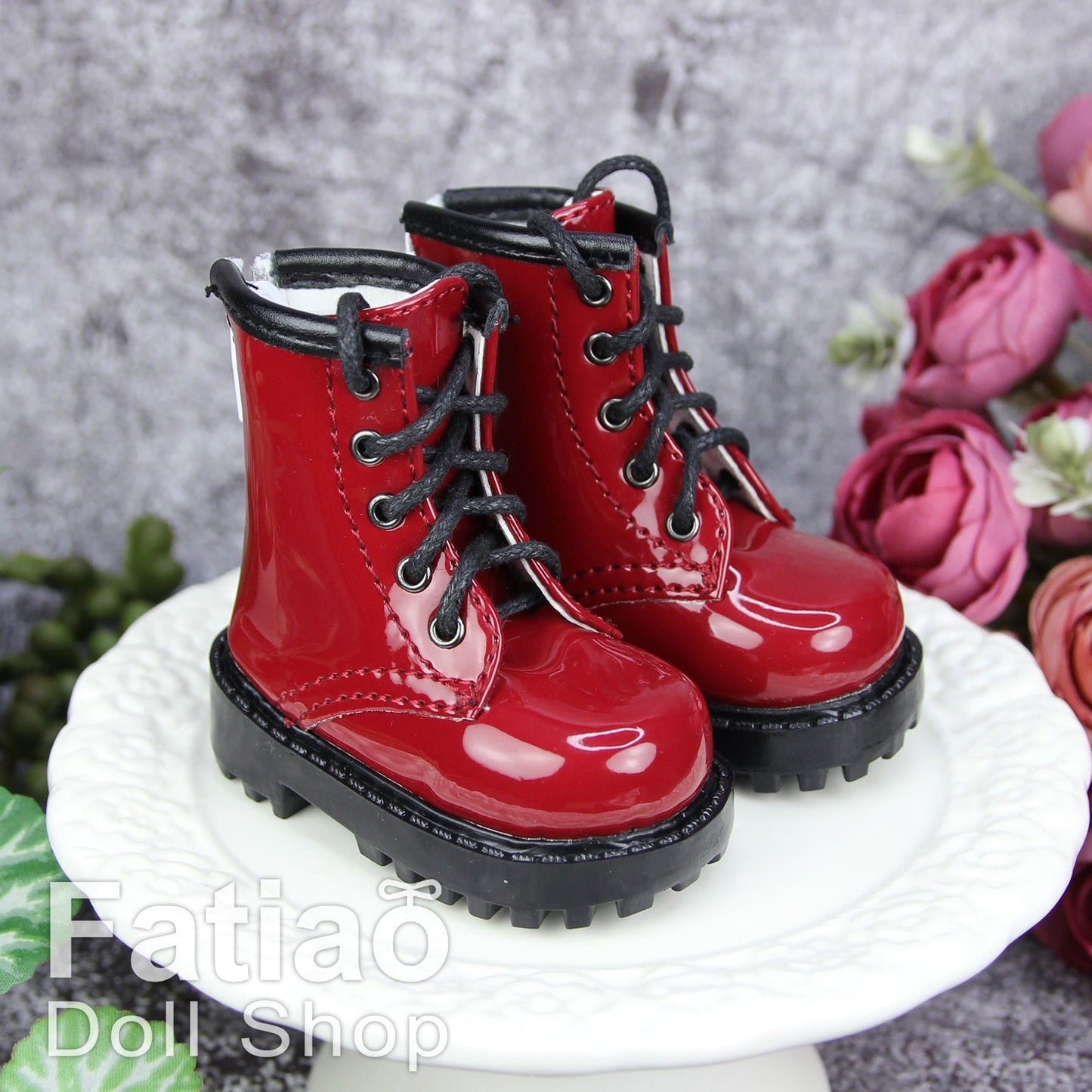 【Fatiao Doll Shop】馬丁靴 F01 多色 / BJD 1/4 MSD MDD iMda 4.3 Azone 45cm 50cm - 紀物書館+JiWu Bookstore