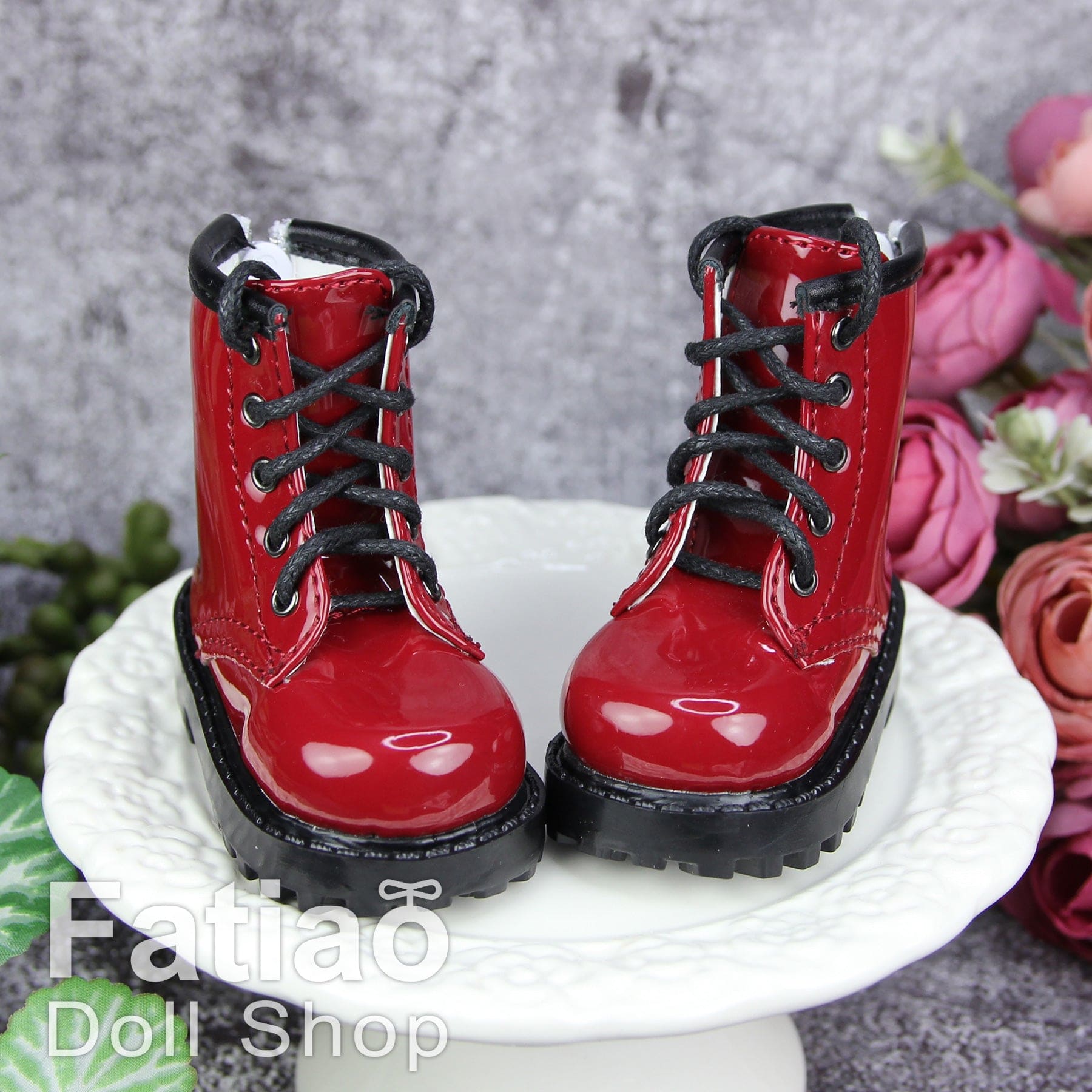 【Fatiao Doll Shop】馬丁靴 F01 多色 / BJD 1/4 MSD MDD iMda 4.3 Azone 45cm 50cm - 紀物書館+JiWu Bookstore