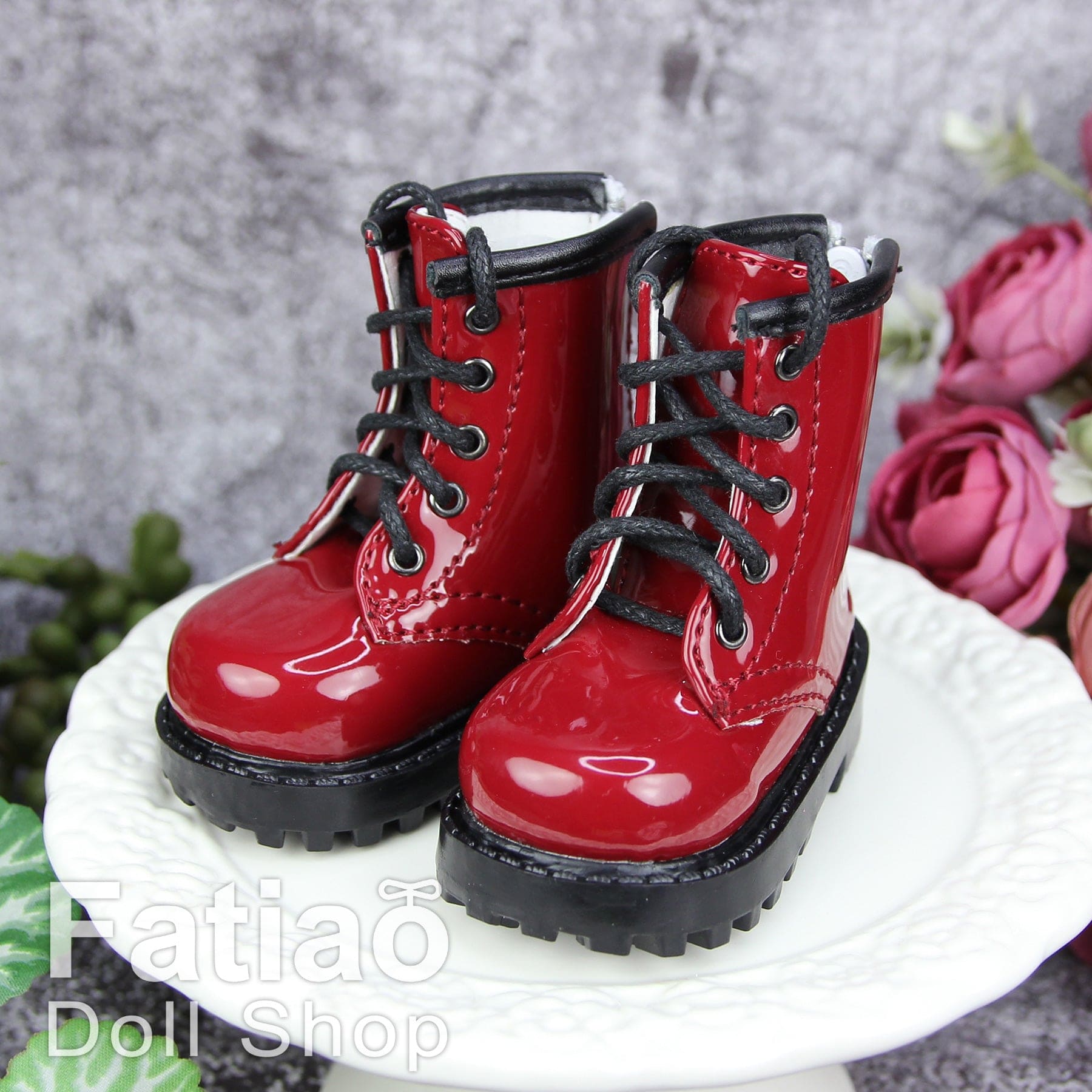 【Fatiao Doll Shop】馬丁靴 F01 多色 / BJD 1/4 MSD MDD iMda 4.3 Azone 45cm 50cm - 紀物書館+JiWu Bookstore