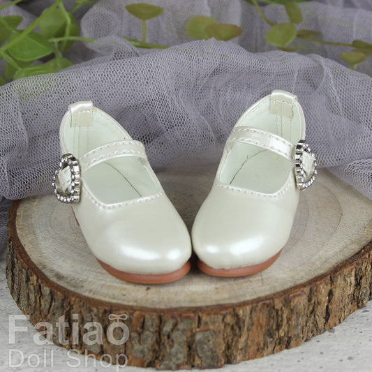 【Fatiao Doll Shop】愛心水鑽亮面瑪莉珍 S54 多色 / BJD 4分 MSD MDD - 紀物書館+JiWu Bookstore