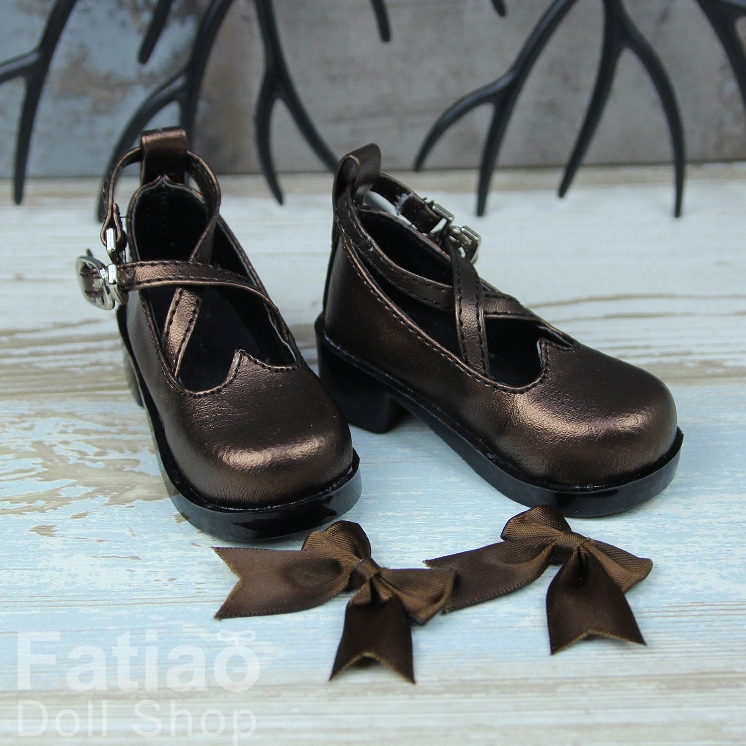 【Fatiao Doll Shop】愛心短高跟 C21 多色 / BJD SD10 SD13 DD 3分 - 紀物書館+JiWu Bookstore