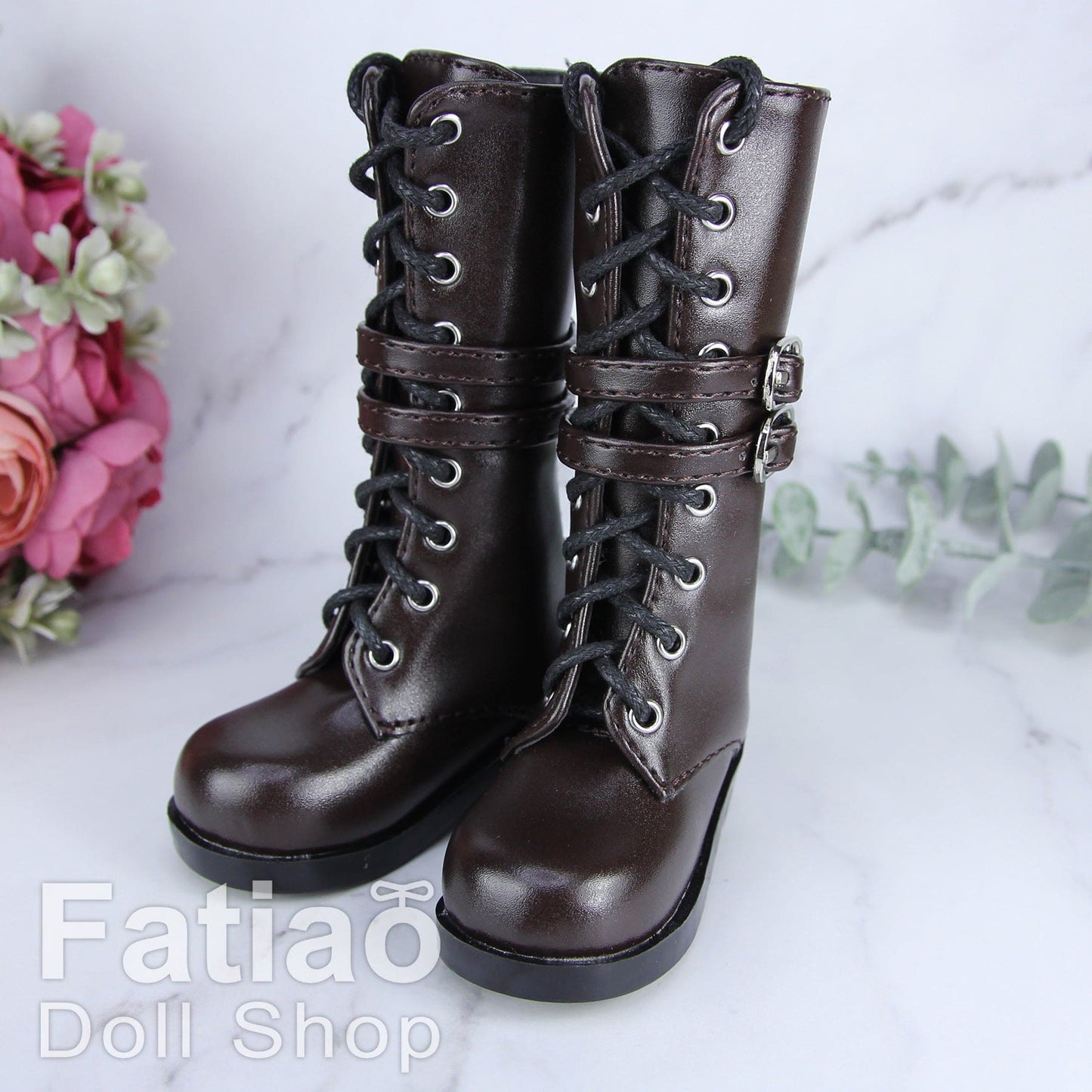 【Fatiao Doll Shop】環扣長靴 C33 多色 / BJD SD10 SD13 DD 1/3 - 紀物書館+JiWu Bookstore