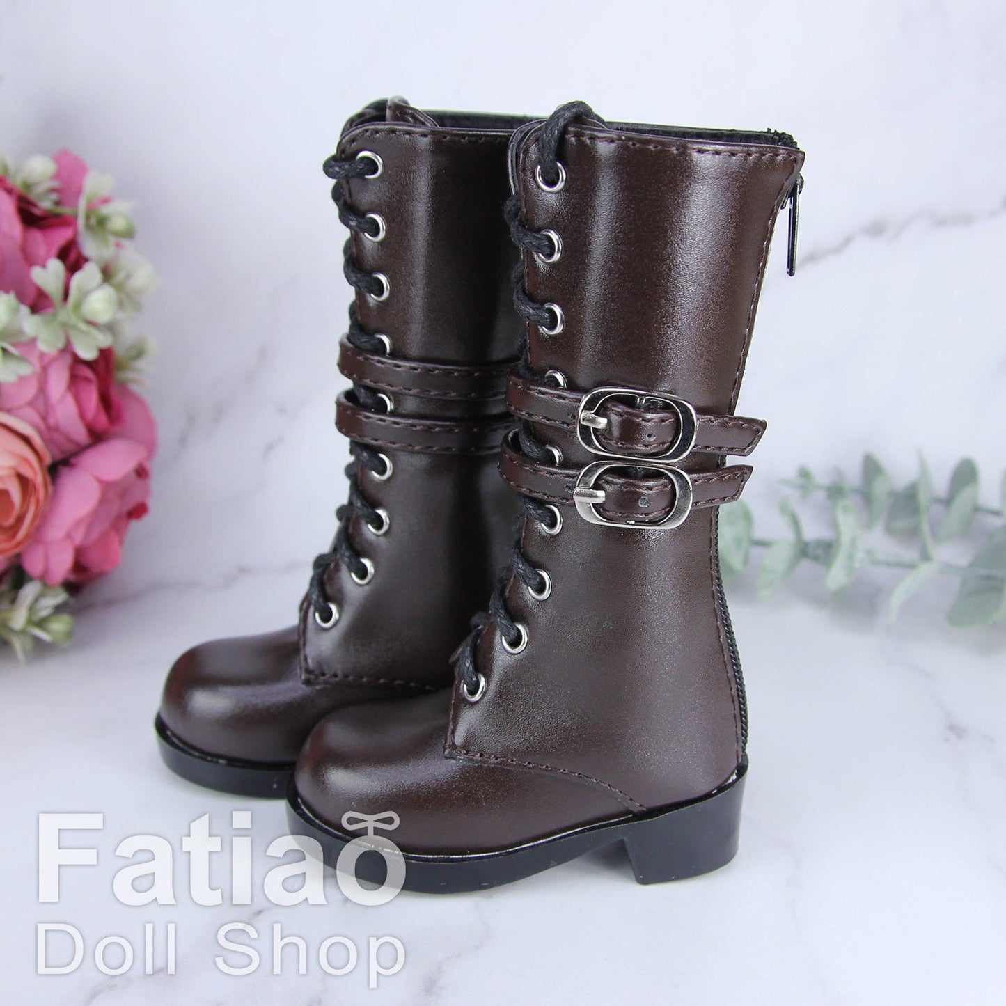 【Fatiao Doll Shop】環扣長靴 C33 多色 / BJD SD10 SD13 DD 1/3 - 紀物書館+JiWu Bookstore